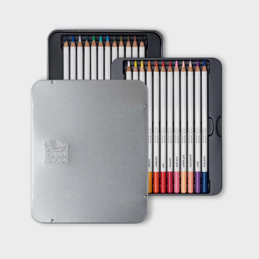 Estuche 24 Lápices Acuarelables WINSOR AND NEWTON Studio Collection