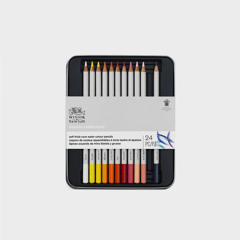 Estuche 24 Lápices Acuarelables WINSOR AND NEWTON Studio Collection - Image 2