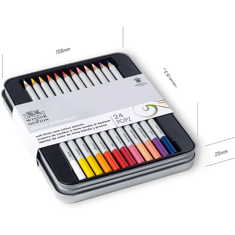 Estuche 24 Lápices de Colores WINSOR AND NEWTON Studio Collection - Image 5