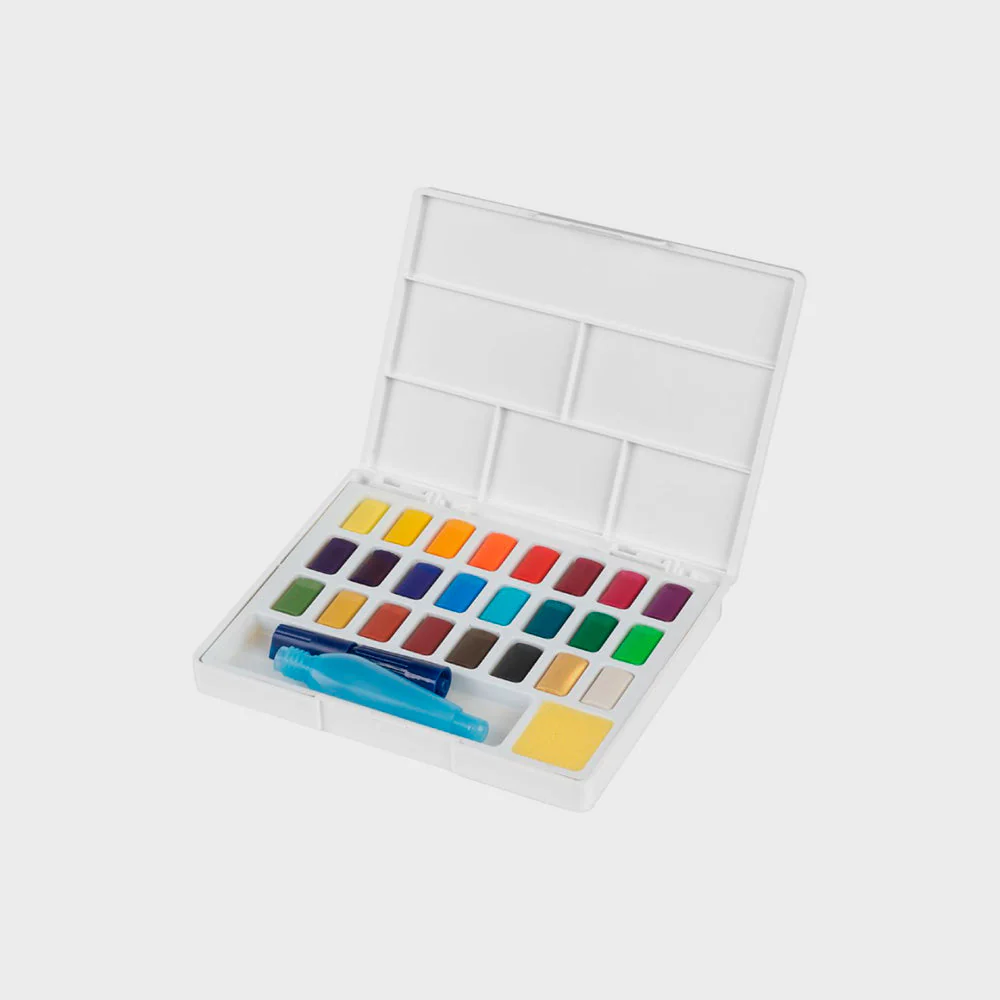 Estuche 24 Pastillas Acuarela Creative Studio Faber Castell