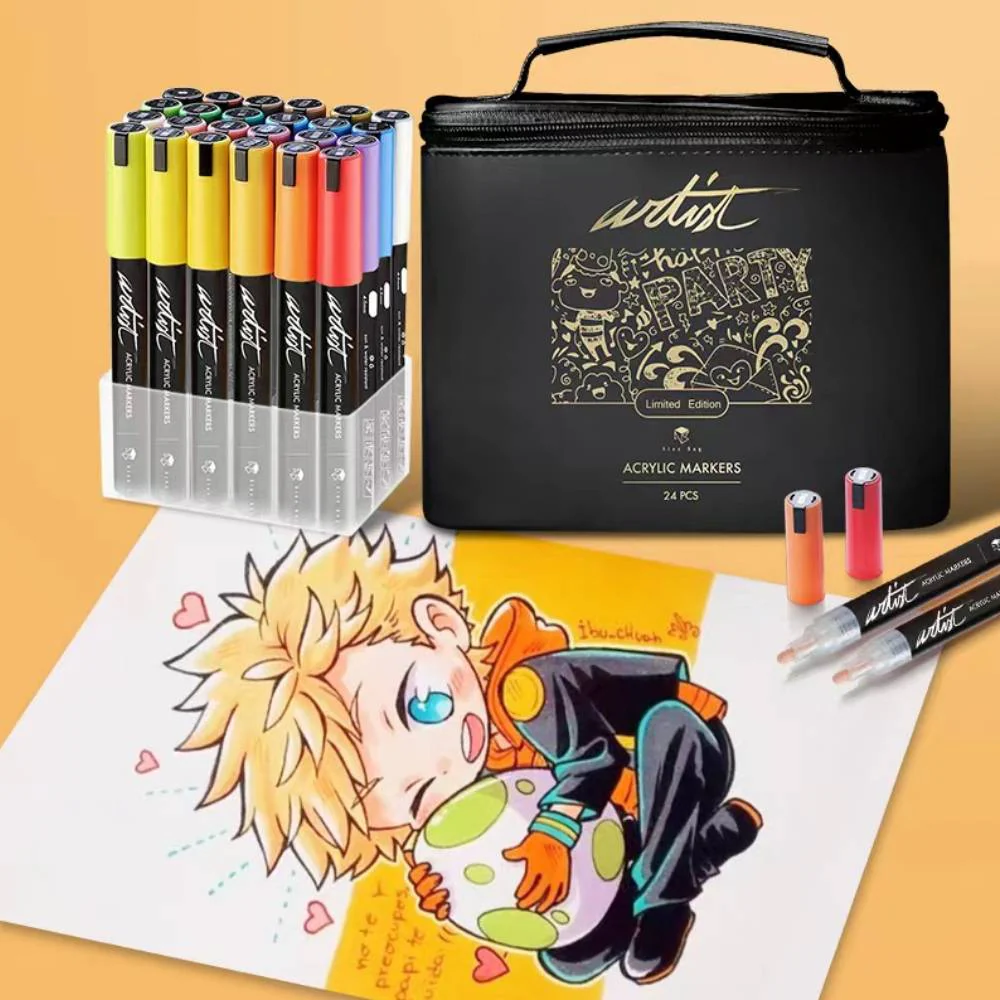 Estuche 24 Rotuladores Acrílicos Artist - Image 2