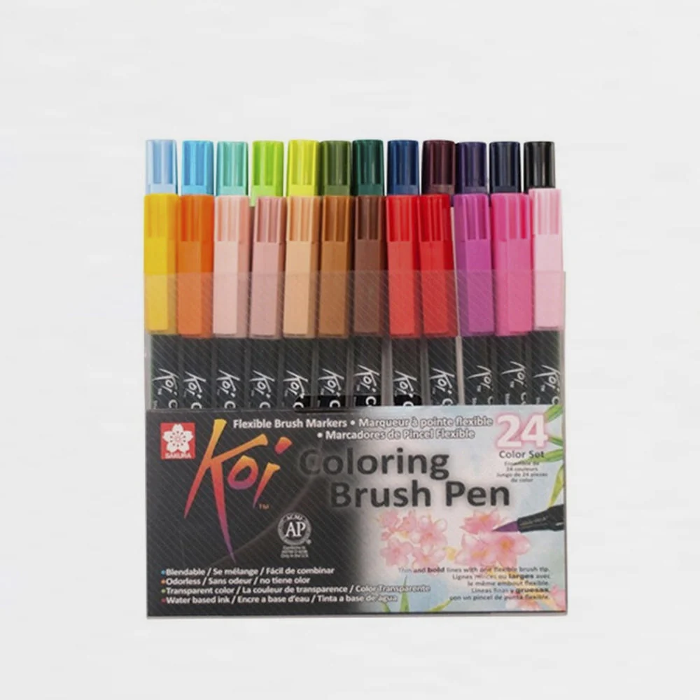 Estuche 24 Rotuladores Lettering Sakura Koi - Image 3
