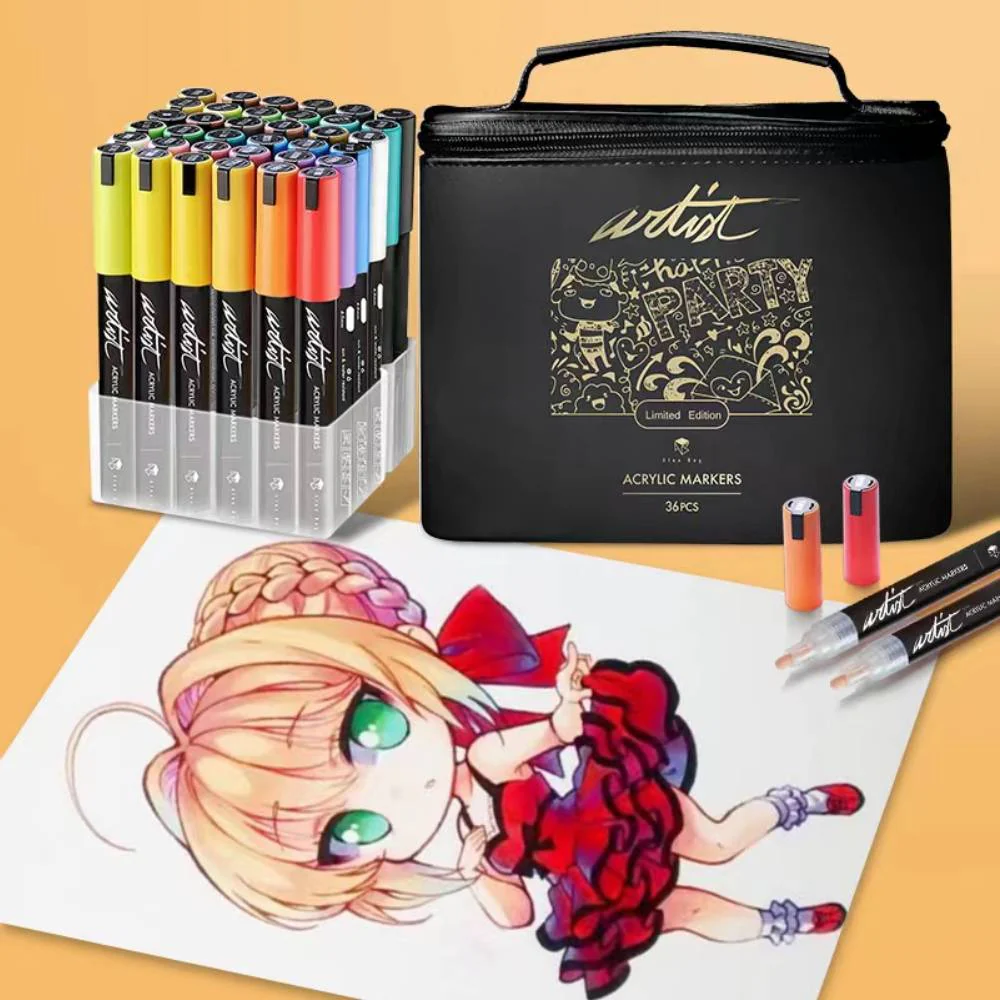 Estuche 36 Rotuladores Acrílicos Artist - Image 2