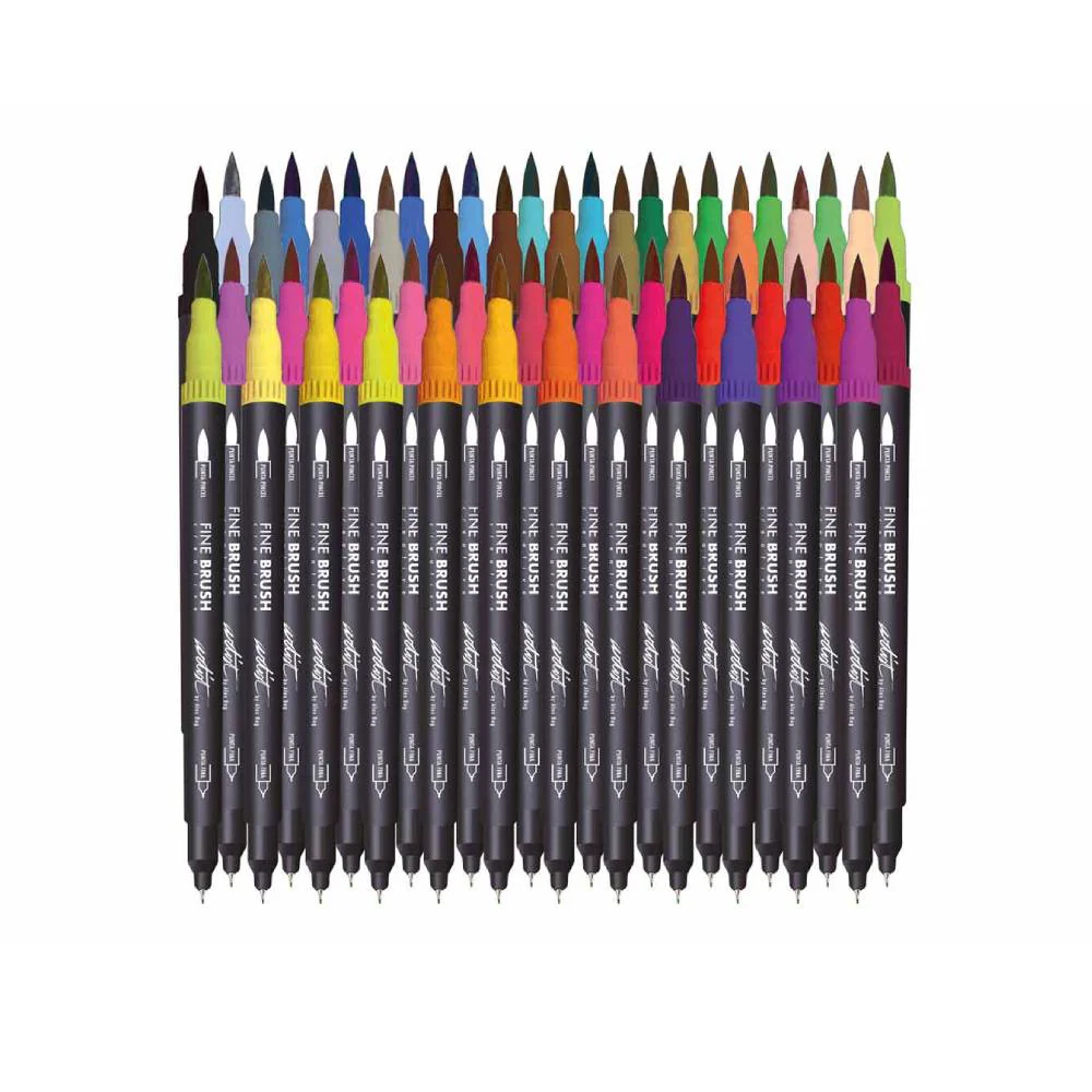 Estuche 48 Rotuladores Fine Brush Doble Punta
