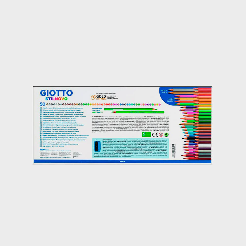 Estuche 50 Lápices de Colores Stilnovo GIOTTO - Image 3