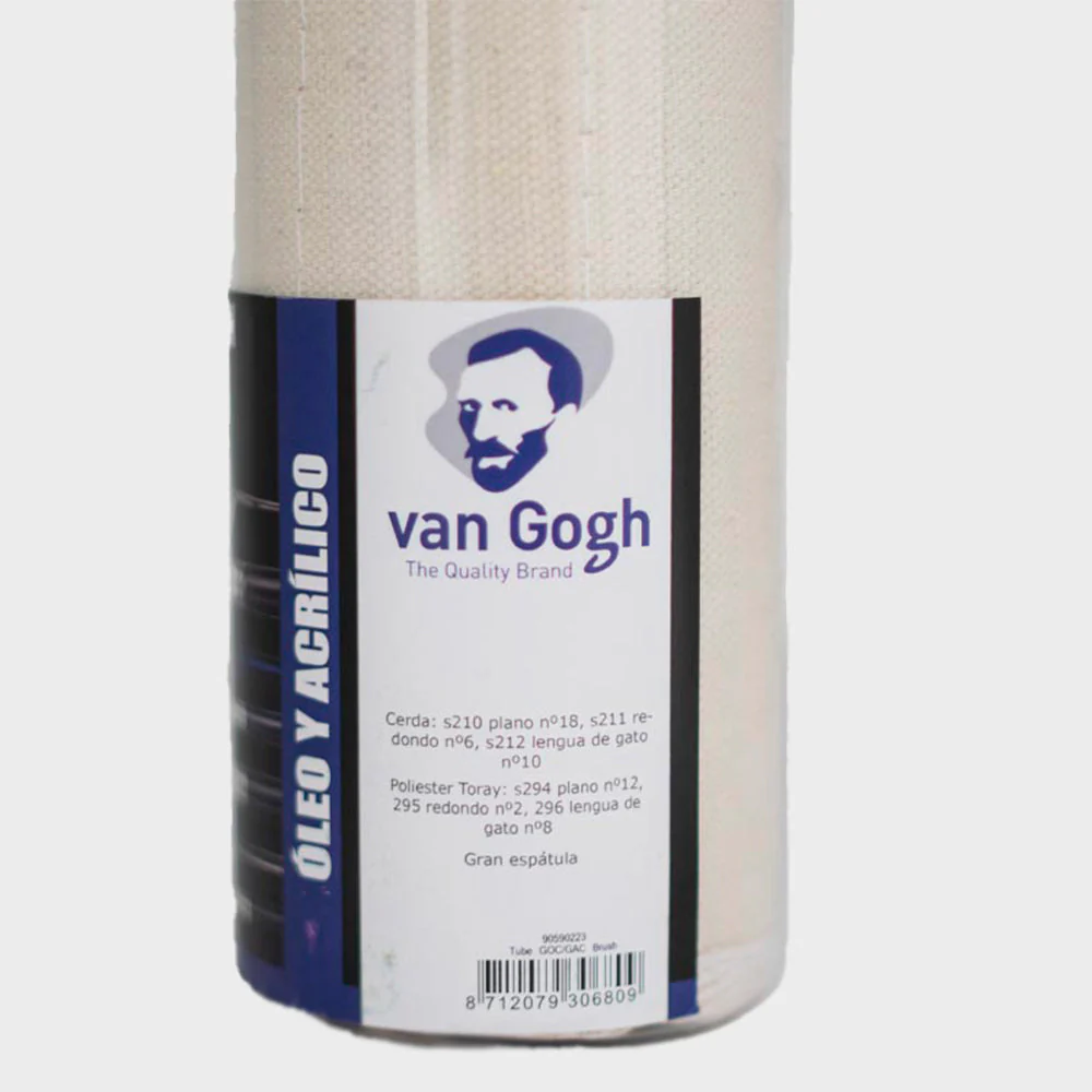 Estuche 6 Pinceles Óleo y Acrílico con Espatula y Funda Van Gogh - Image 5