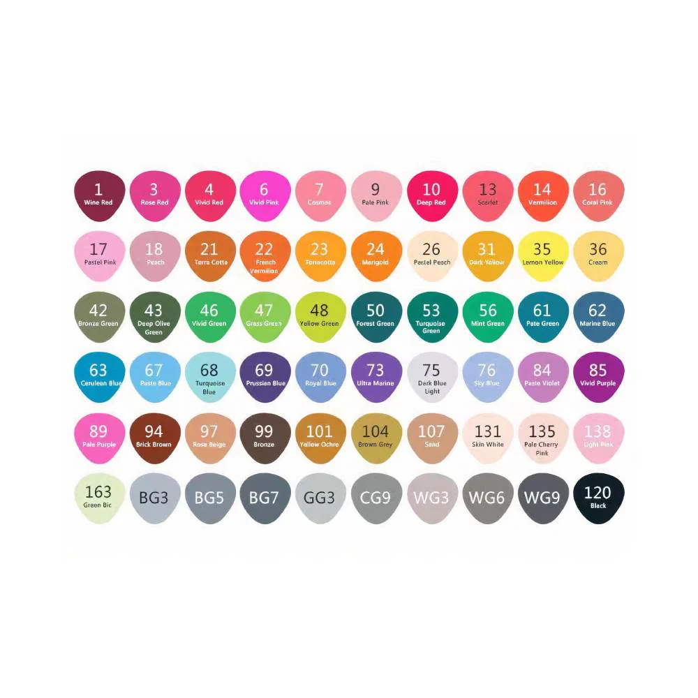 Estuche 60 Rotuladores Artist Professional Markers - Image 2