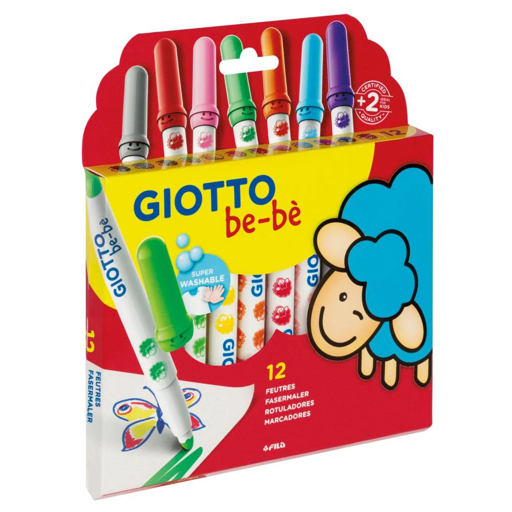 Estuche de 12 Súper Rotuladores GIOTTO BE-BÈ - Image 2