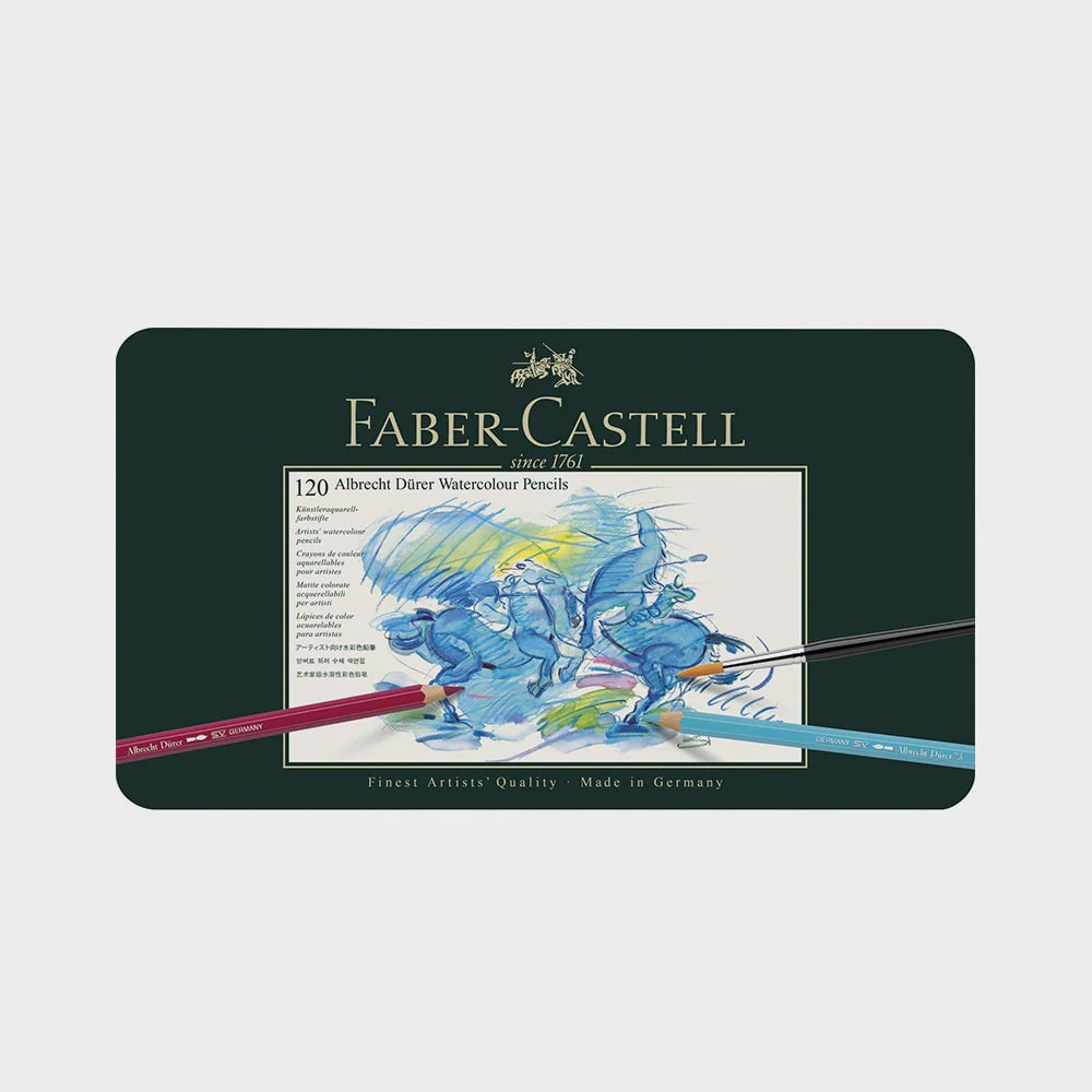 Estuche Metal 120 Lápices Acuarelables Albrecht Dürer Faber Castell - Image 5