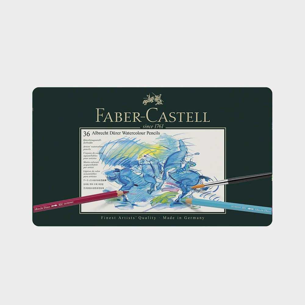 Estuche Metal 36 Lápices Acuarelables Albrecht Dürer Faber Castell - Image 3