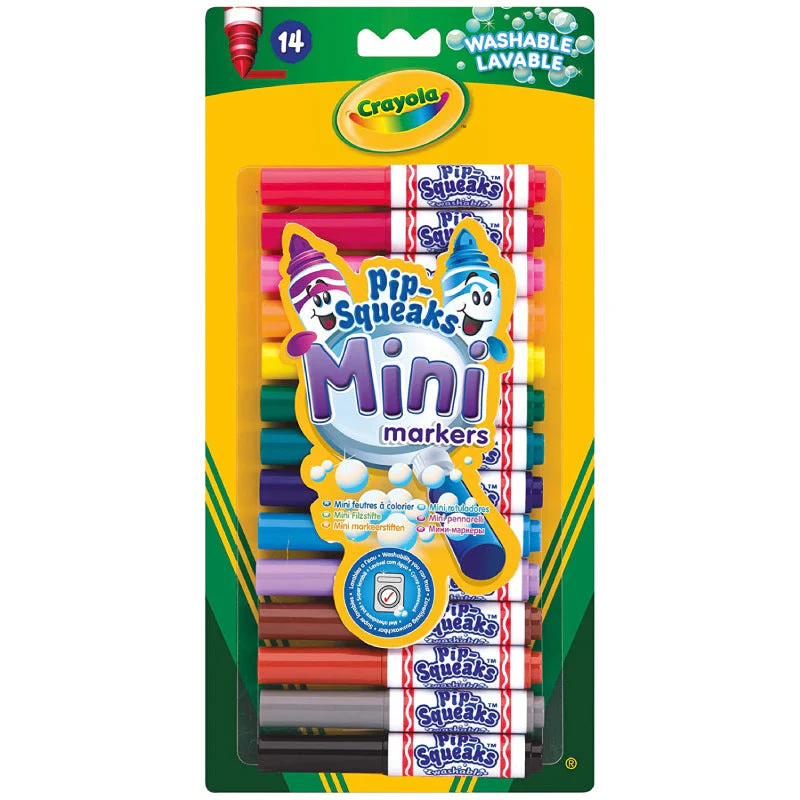 Estuche Mini Rotuladores Lavables CRAYOLA 14 unidades