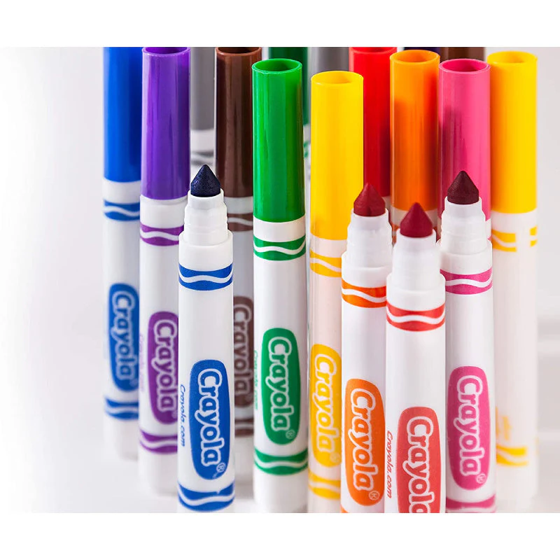 Estuche Rotuladores Maxi Punta Súper Lavables CRAYOLA 24 unidades - Image 2