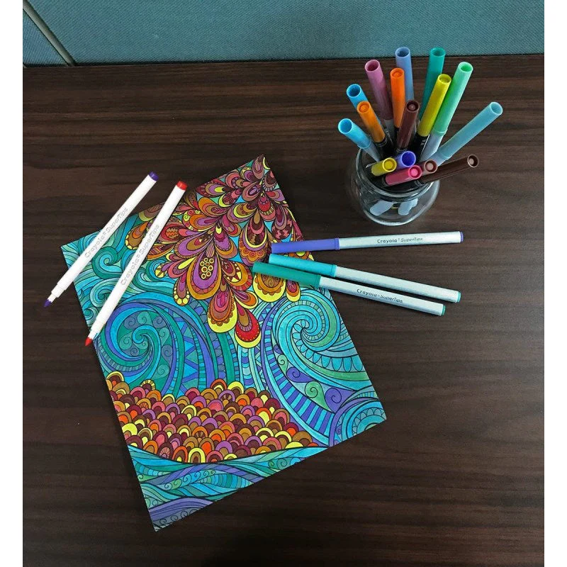 Estuche Rotuladores Súper Punta Lavables CRAYOLA 12 unidades - Image 4
