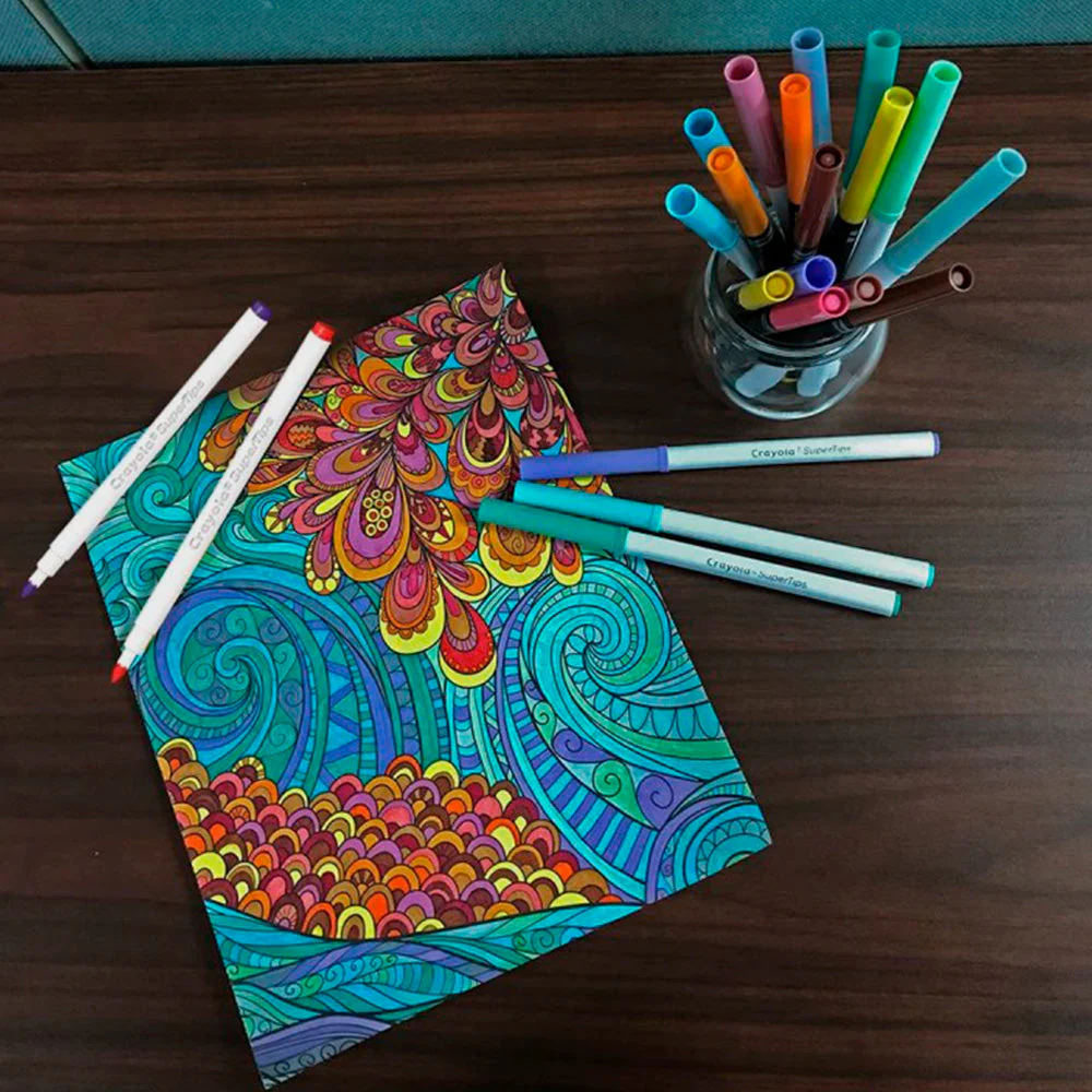Estuche Rotuladores Súper Punta Lavables CRAYOLA 50 unidades - Image 4