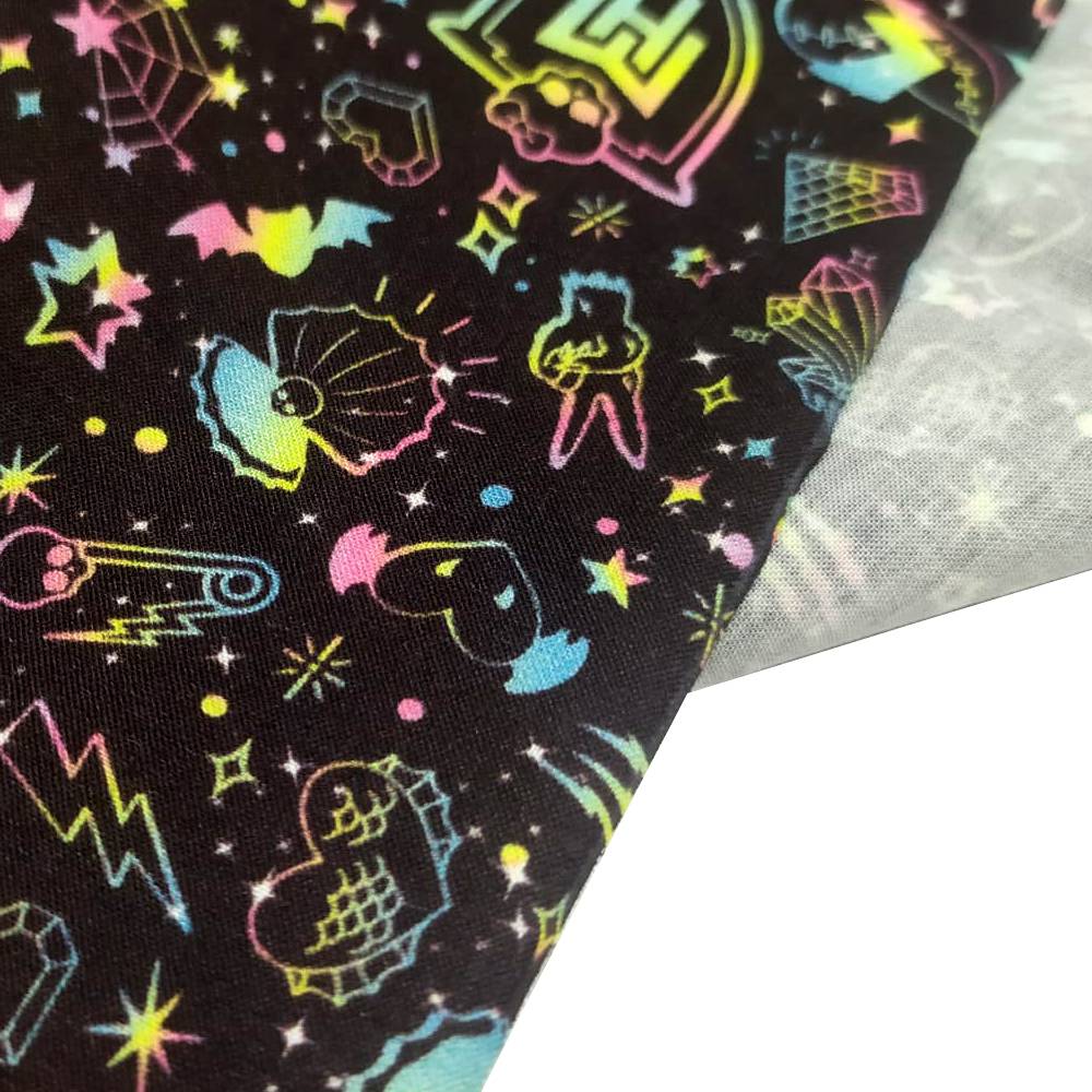 Fat Quarter Moster High Powder Negro The Lanners - Image 3