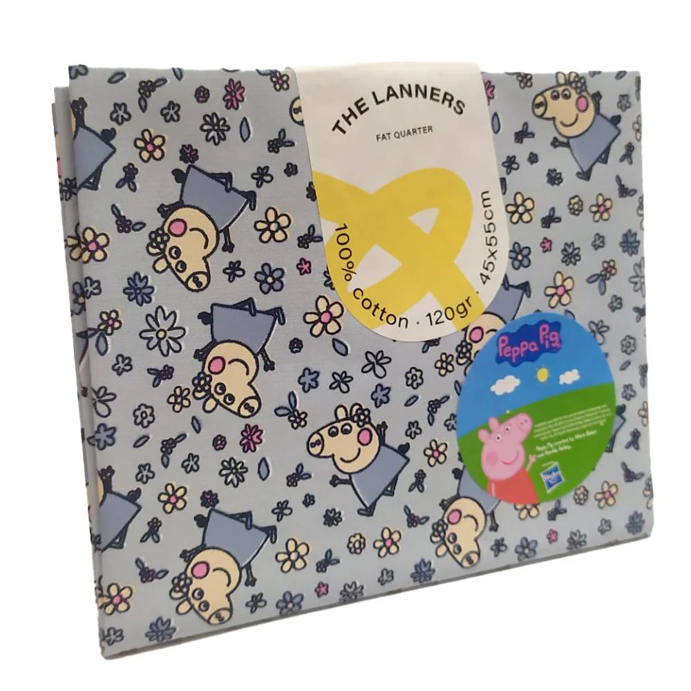 Fat Quarter Peppa Pig Azul The Lanners - Image 2