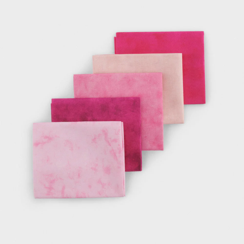 Fat Quarter Surtido Pink Dye 45x55cm The Lanners - Image 2