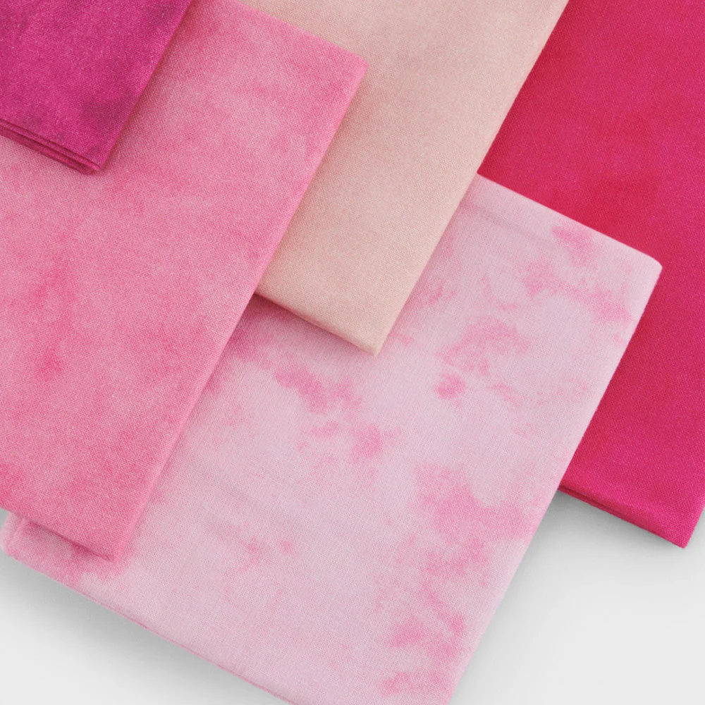 Fat Quarter Surtido Pink Dye 45x55cm The Lanners - Image 3