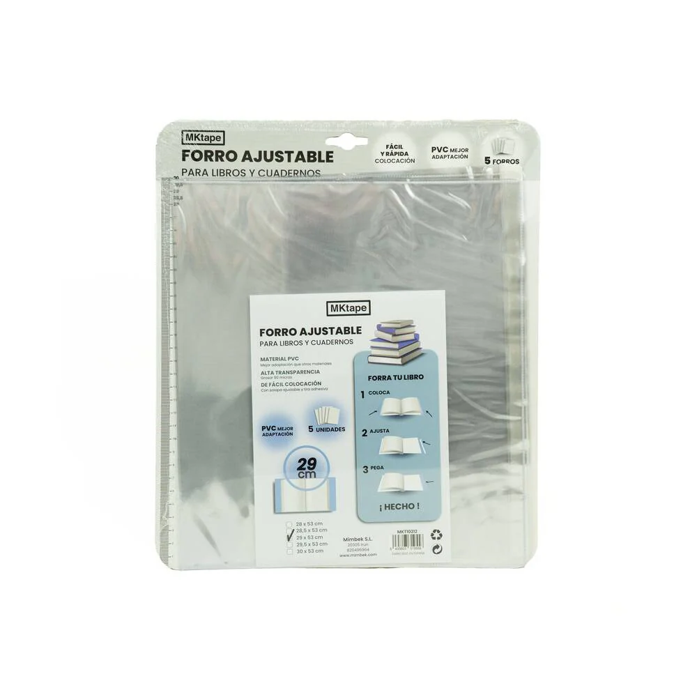Forro Libros Ajustable 29 cm Mimbek - Image 2