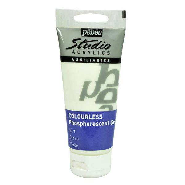 Gel Fosforescente Verde No Teñido 100ml Pebeo