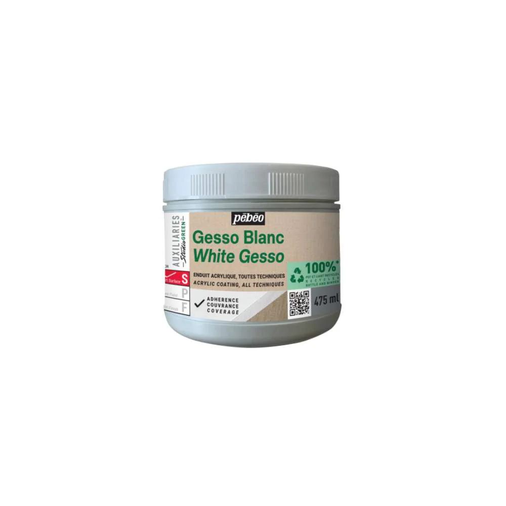 Gesso Blanco Studio Green 475ml Pebeo