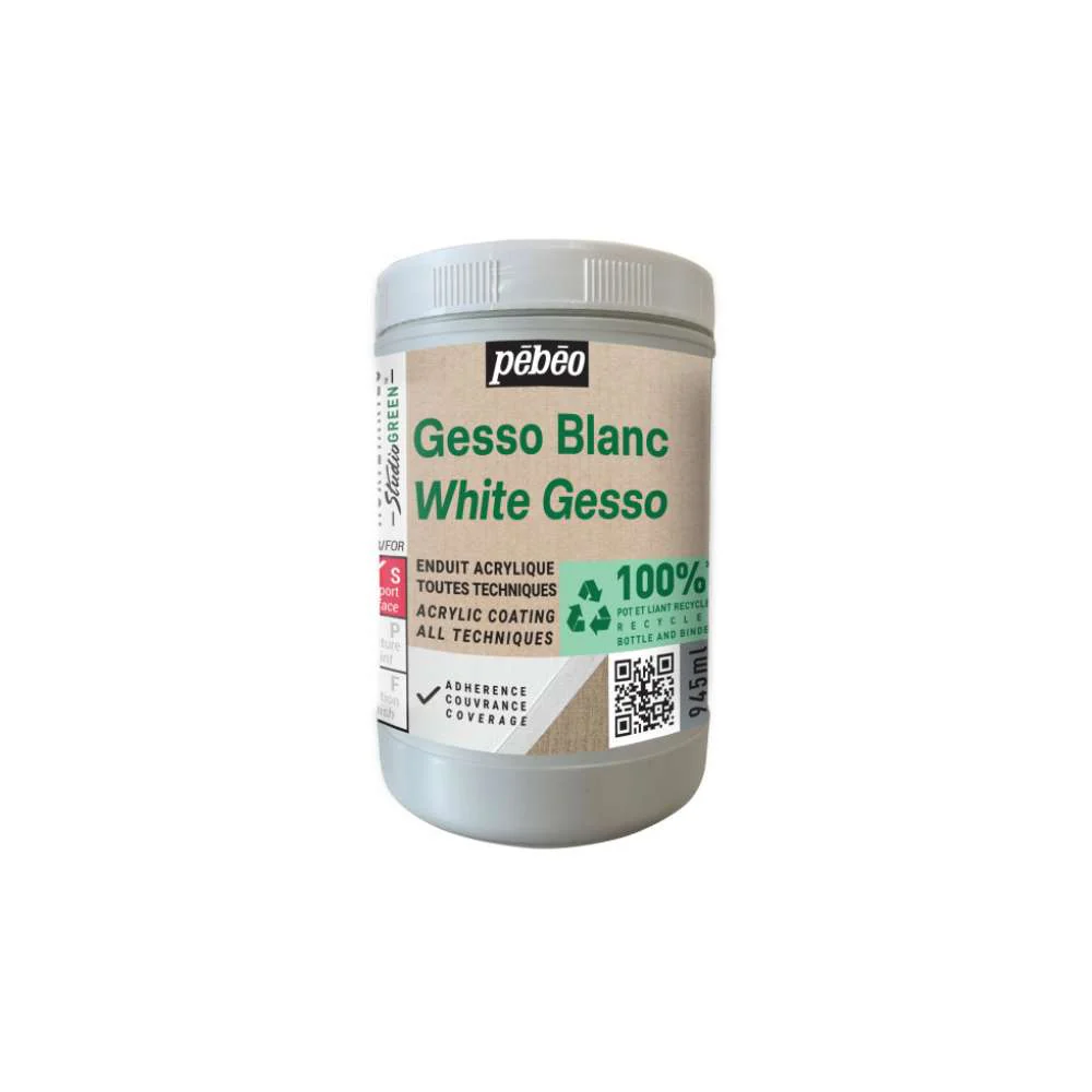 Gesso Blanco Studio Green 945ml Pebeo