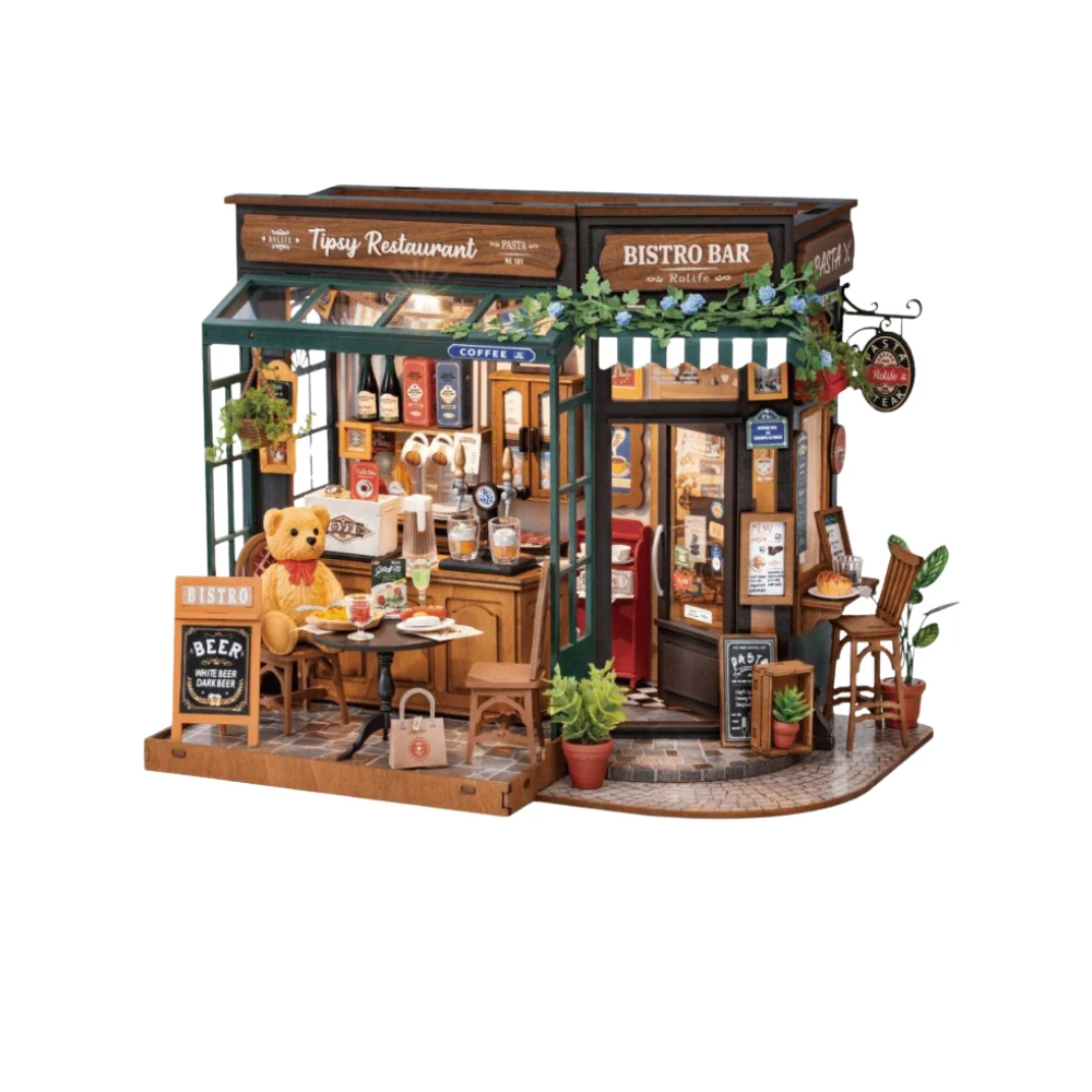 Habitación Miniatura Tipsy Restaurant Robotime