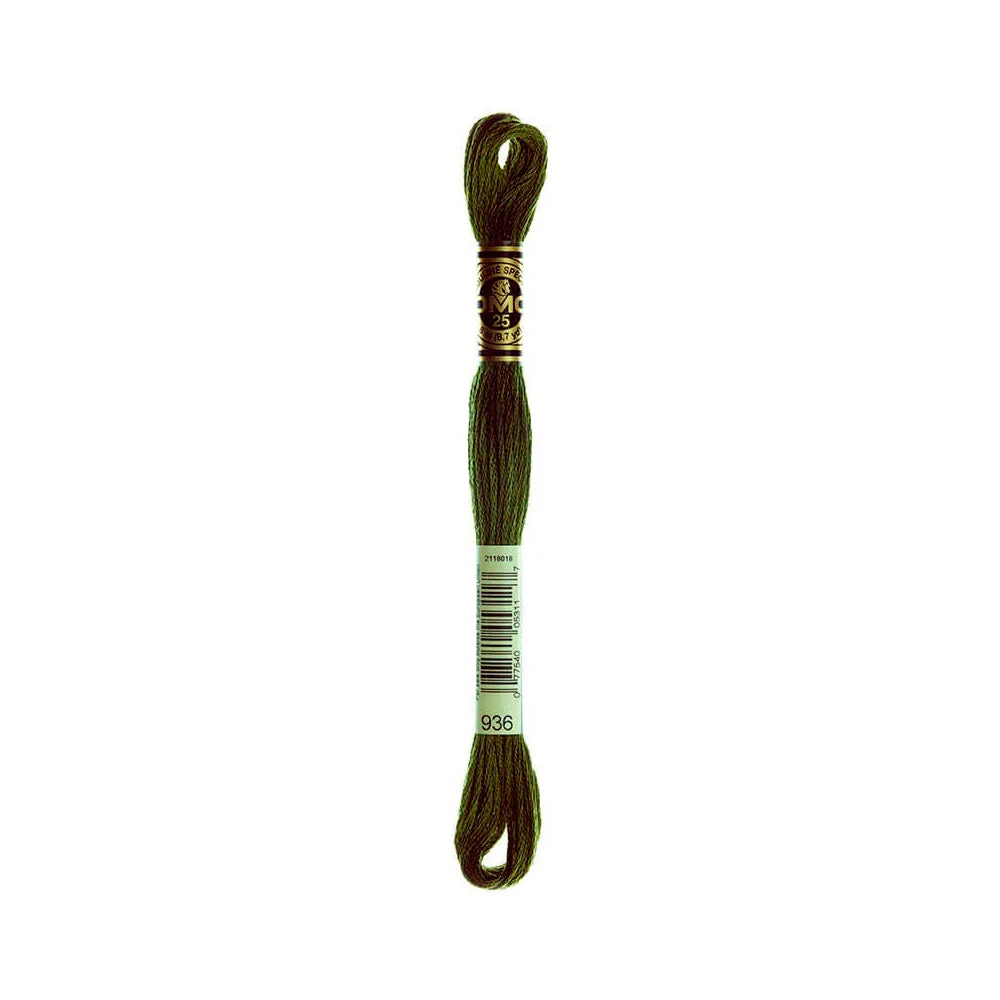 Hilo Bordar Mouliné Special DMC Tonos Verdes - Image 29