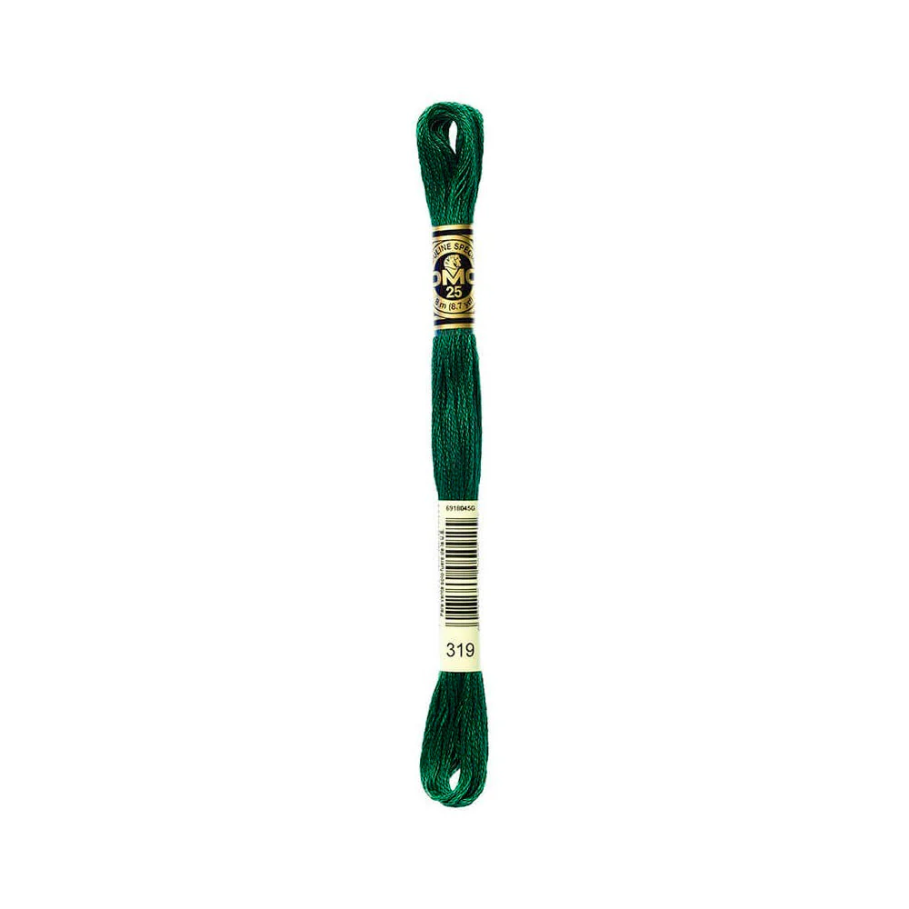 Hilo Bordar Mouliné Special DMC Tonos Verdes - Image 3