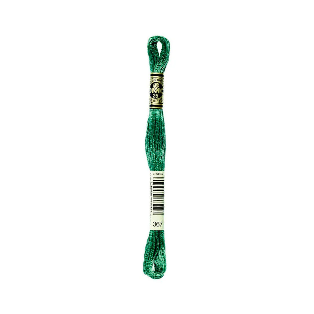 Hilo Bordar Mouliné Special DMC Tonos Verdes - Image 5