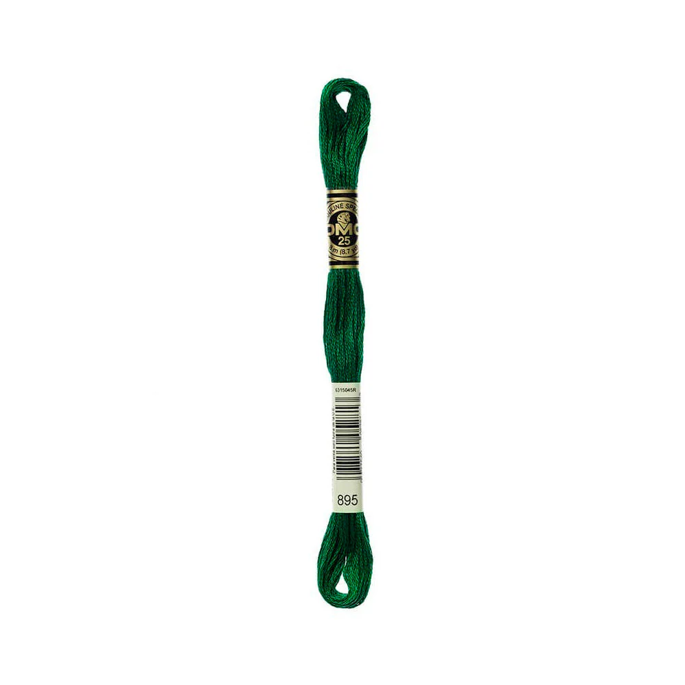 Hilo Bordar Mouliné Special DMC Tonos Verdes 895