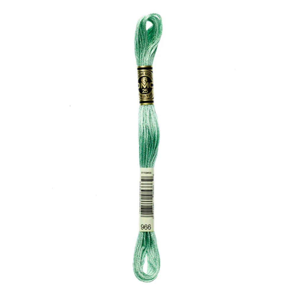 Hilo Bordar Mouliné Special DMC Tonos Verdes 966