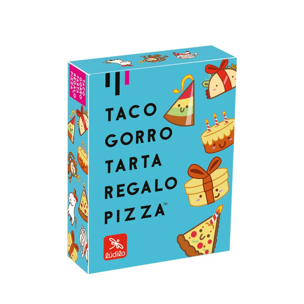 Juego de Cartas Taco Gorro Tarta Regalo Pizza