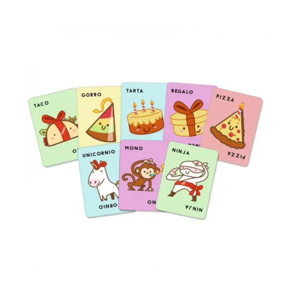Juego de Cartas Taco Gorro Tarta Regalo Pizza - Image 3