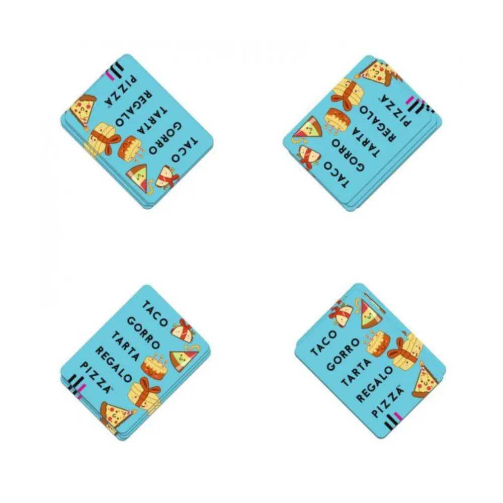 Juego de Cartas Taco Gorro Tarta Regalo Pizza - Image 5