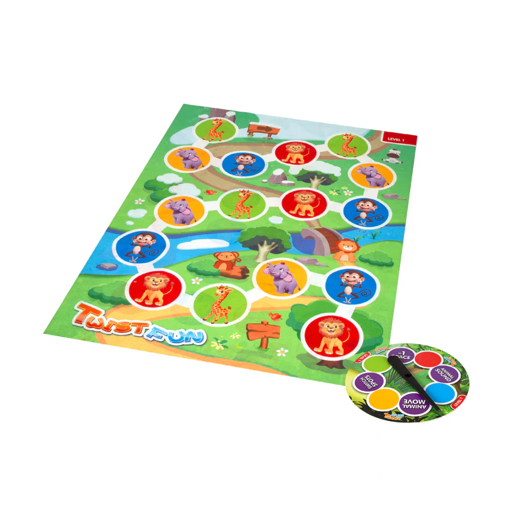 Juego Infantil Twister Animales 2 en 1 Colorbaby - Image 3