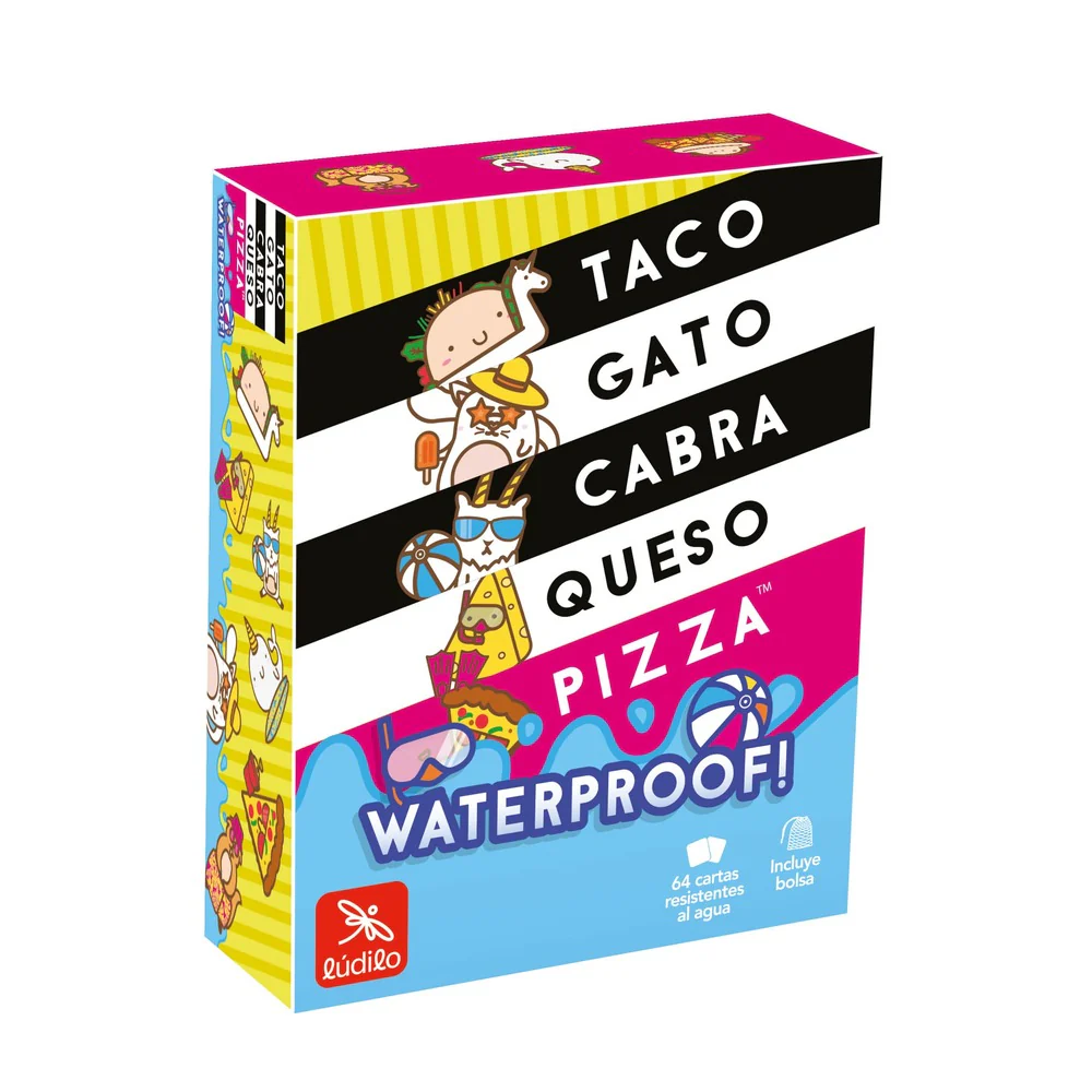 Juego Taco Gato Cabra Queso Pizza Waterproof