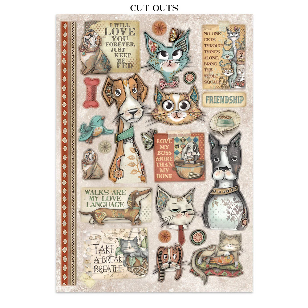 Junk Journal Furry Friends Stamperia - Image 14