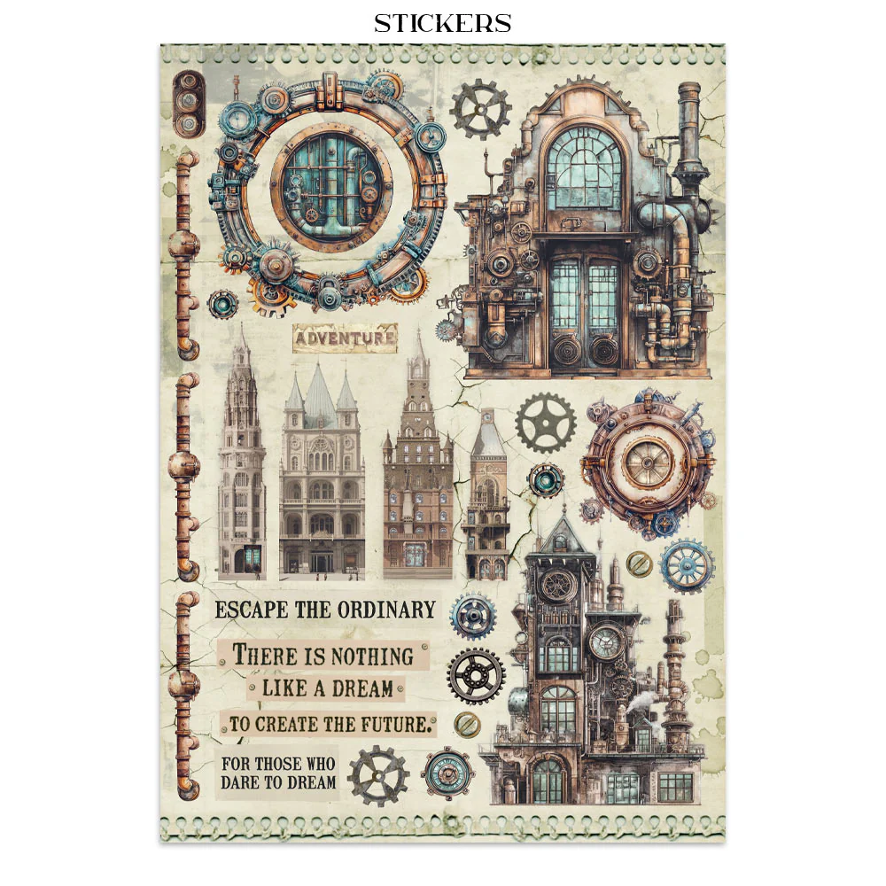 Junk Journal Voyages Fantastiques Stamperia - Image 13