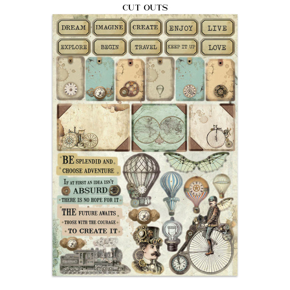 Junk Journal Voyages Fantastiques Stamperia - Image 16