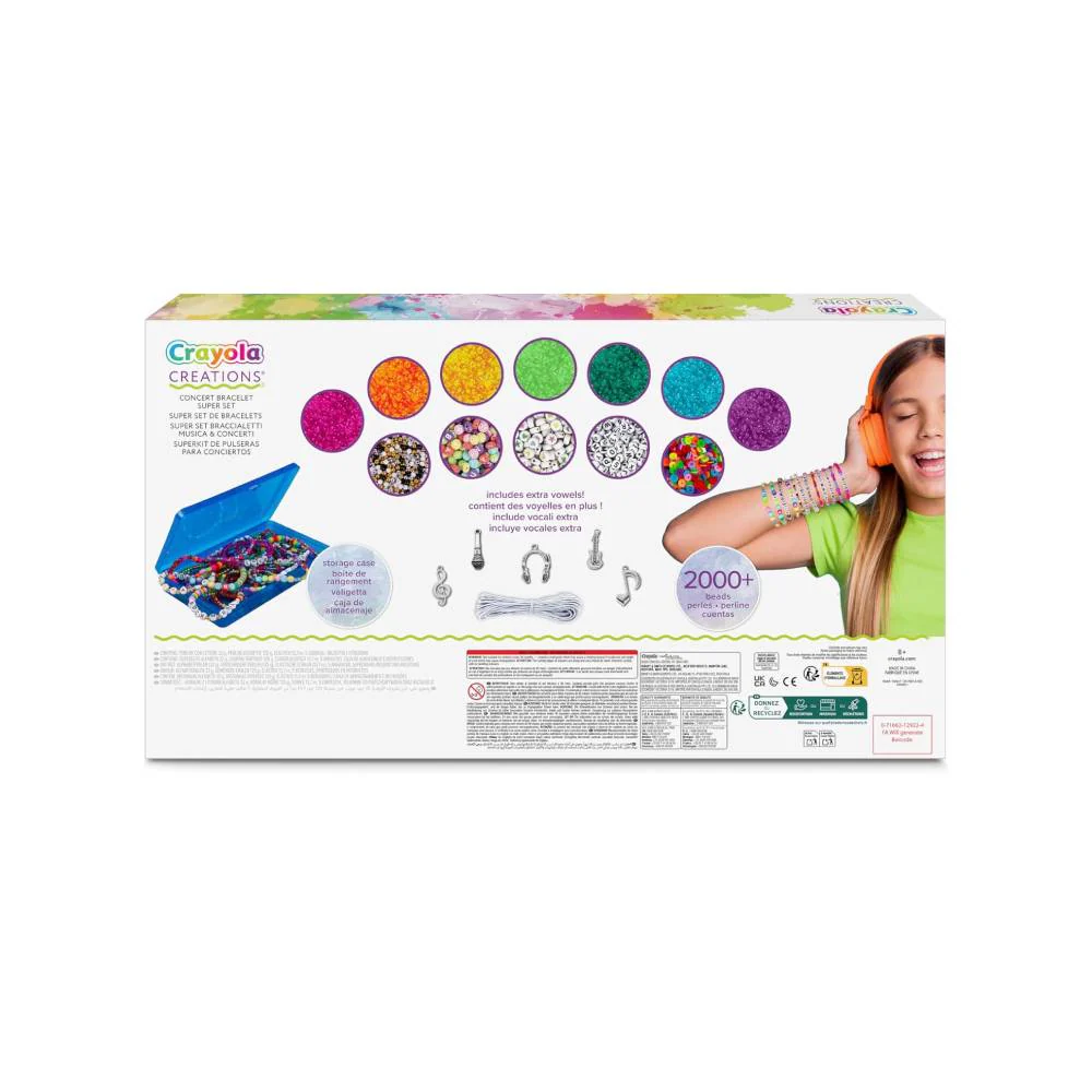 Kit Abalorios para Pulseras en Conciertos Crayola Creations - Image 3