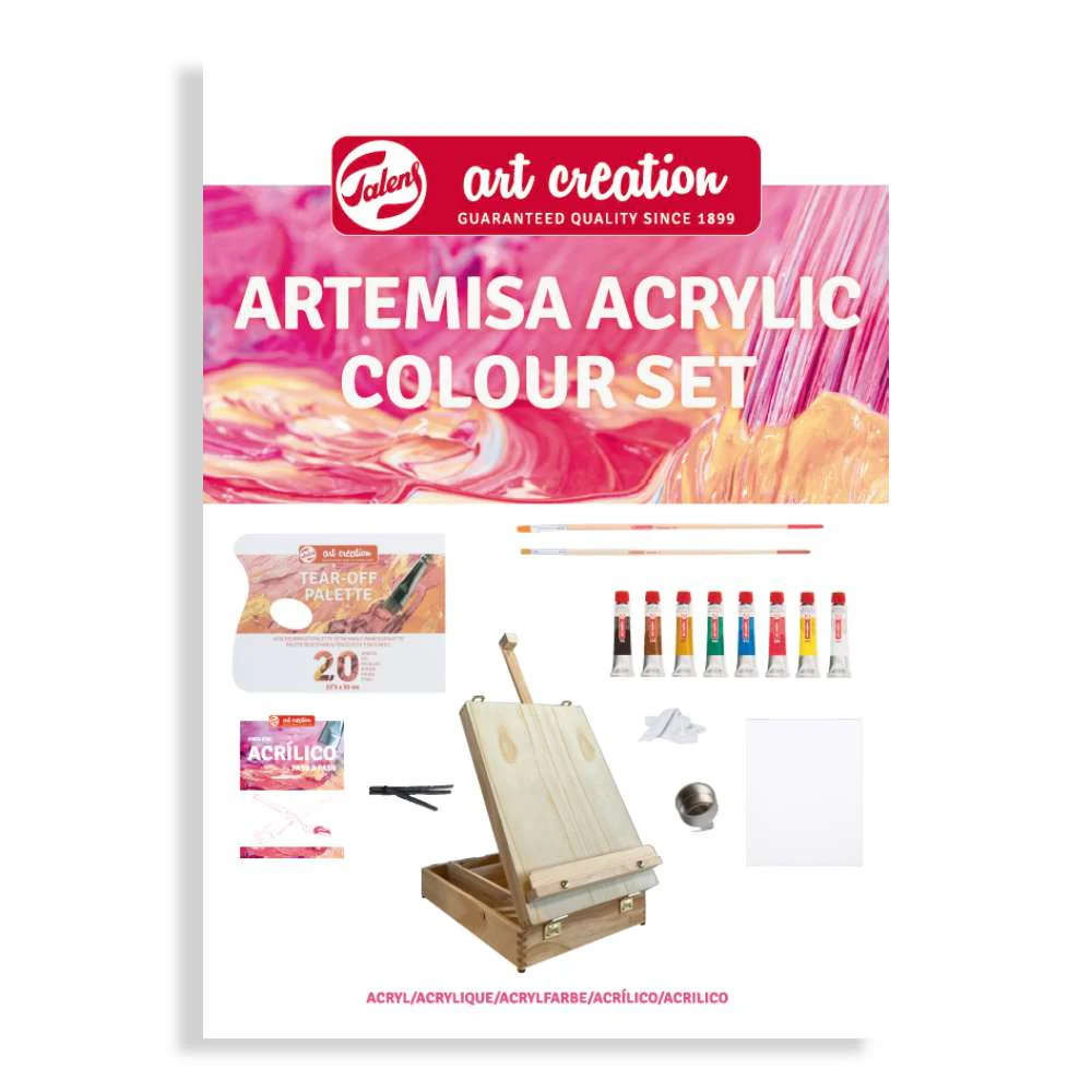 Kit Acrílico Artemisa con Caballete Sobremesa Art Creation - Image 4