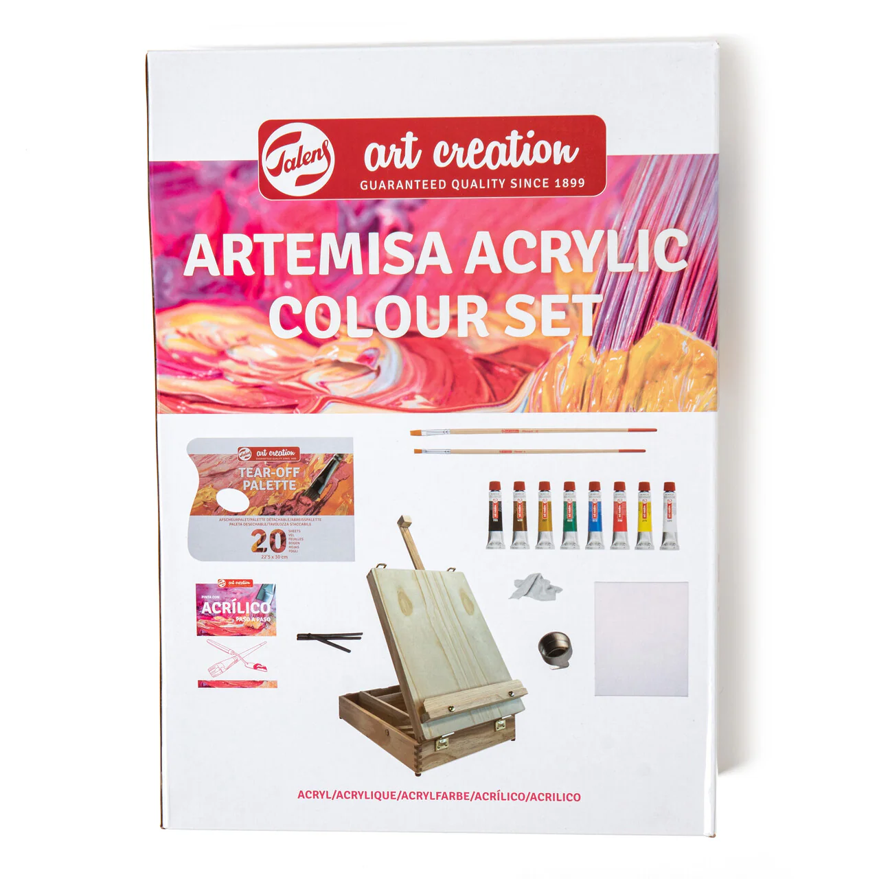 Kit Acrílico Artemisa con Caballete Sobremesa Art Creation - Image 5
