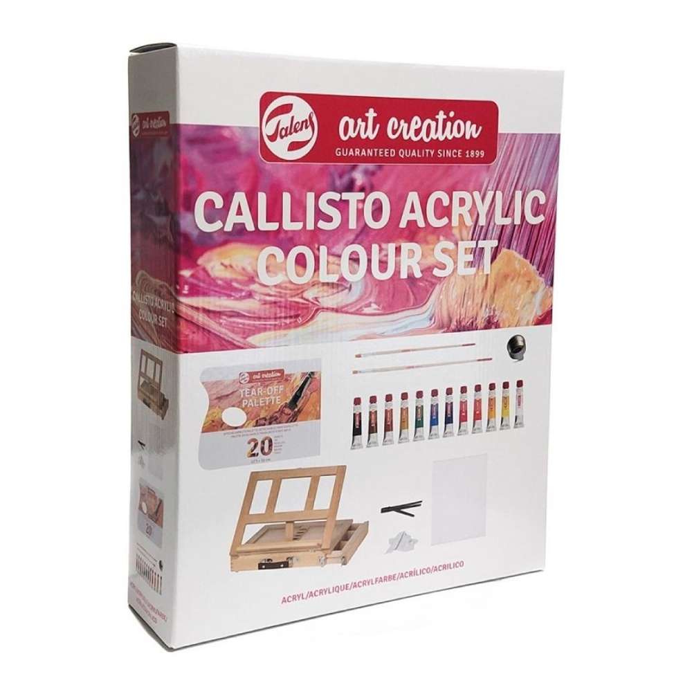 Kit Acrílico Callisto con Caballete Sobremesa Art Creation - Image 5