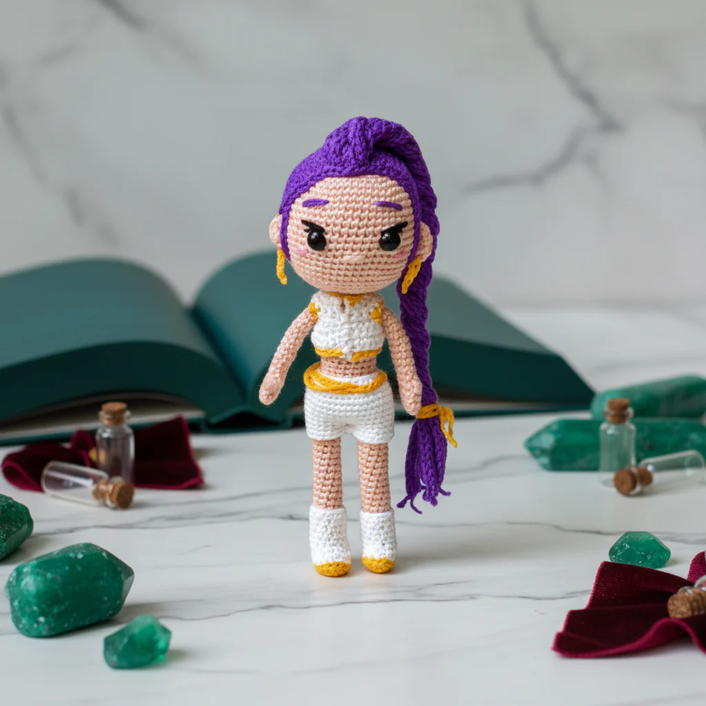 Kit Amigurumi Guerreras K-pop Rumi - Image 3