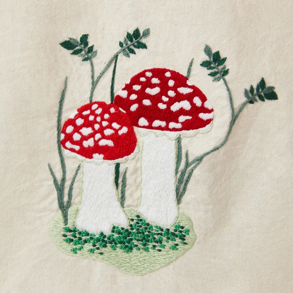 Kit Bordado Tote bag Champiñones - Image 4