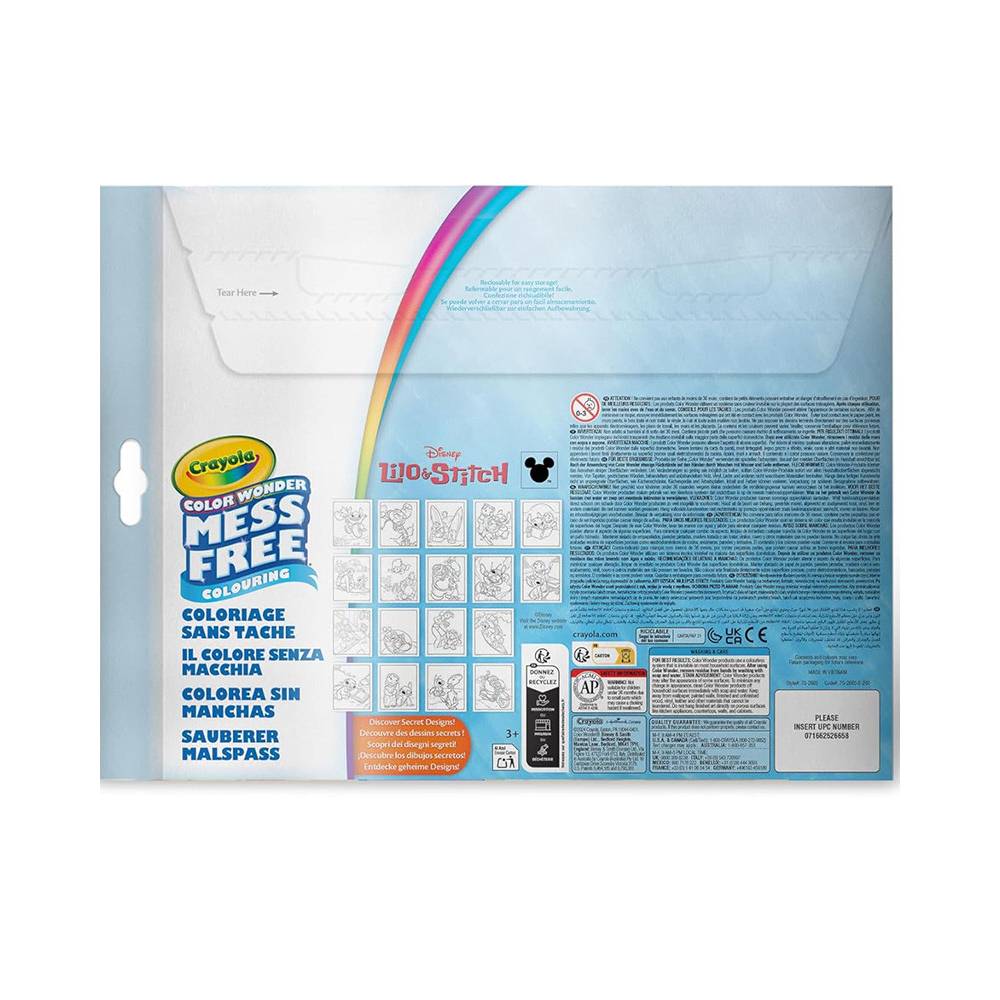 Kit Colorea Sin Manchas Lilo & Stitch Crayola - Image 2
