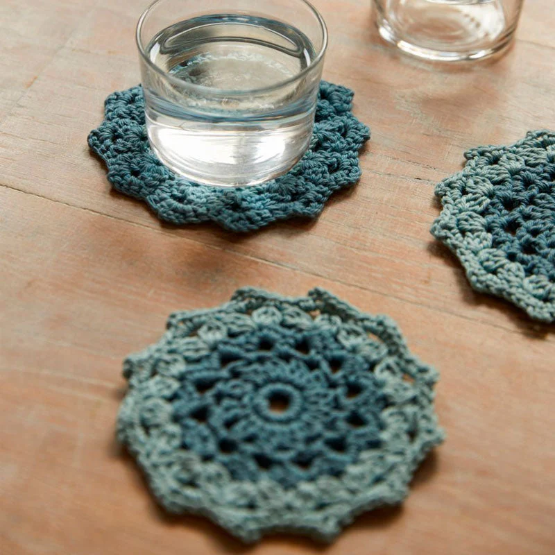Kit Crochet Posavasos Estilo Mandala - Image 4