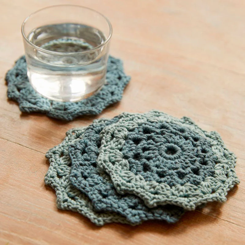 Kit Crochet Posavasos Estilo Mandala - Image 5