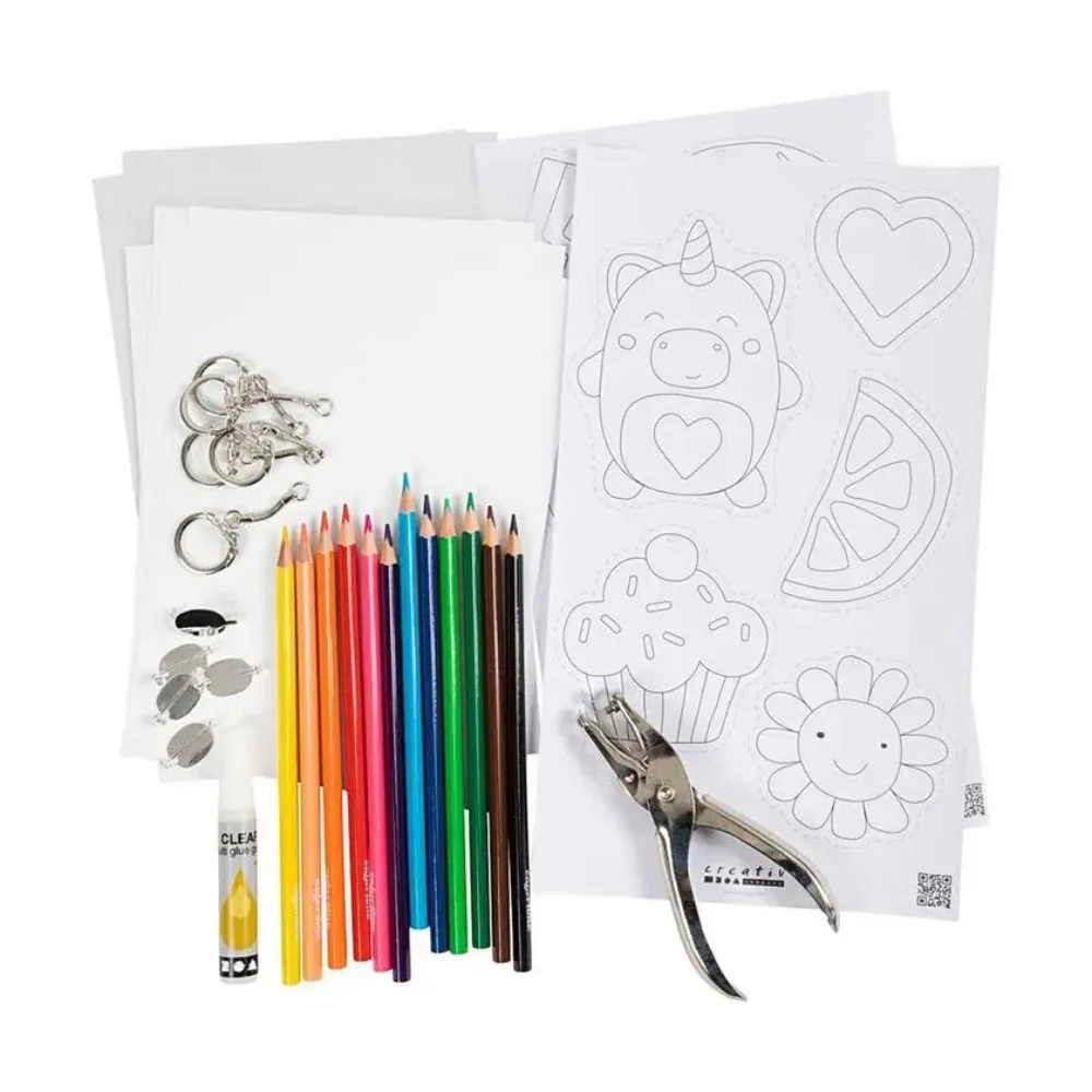 Kit de Manualidades Llaveros de Plástico Retráctil Creativ - Image 4